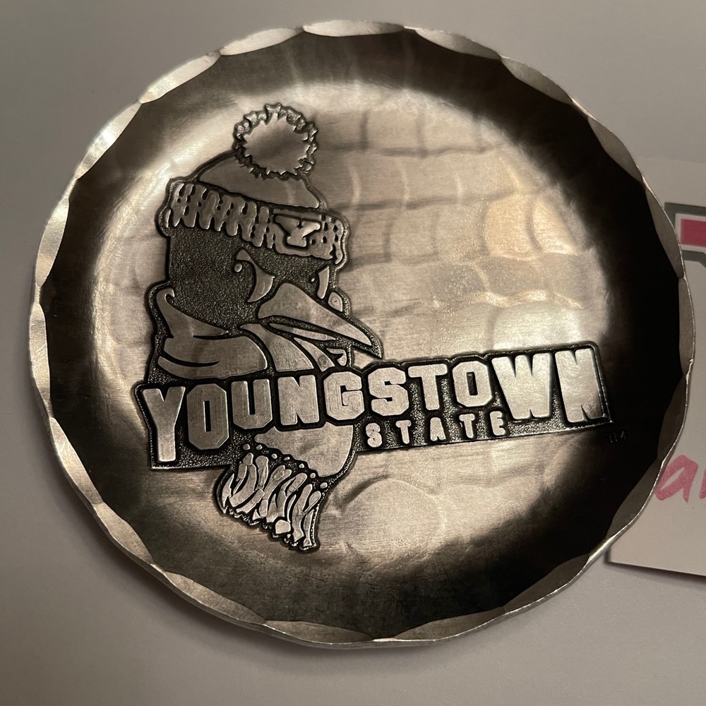 Wendell August Forge Youngstown State Metal Dish